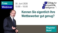 Free Webinar: Kennen Sie eigentlich Ihre Wettbewerber gut genug?